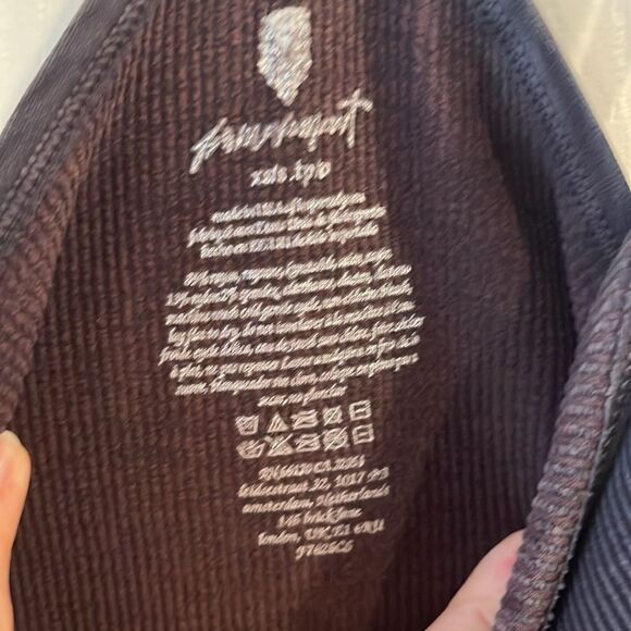 NWOT Free People FP Movement Happiness Runs Square Neck Tank Top One Piece Black - Picture 5 of 7